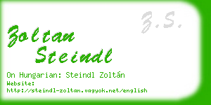 zoltan steindl business card